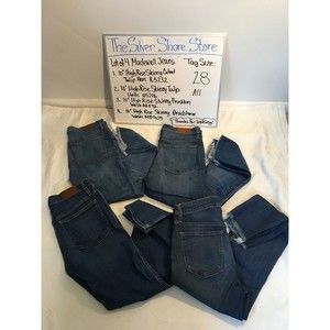 Madewell 10” High Rise Skinny Jeans Size 28 Lot of 4